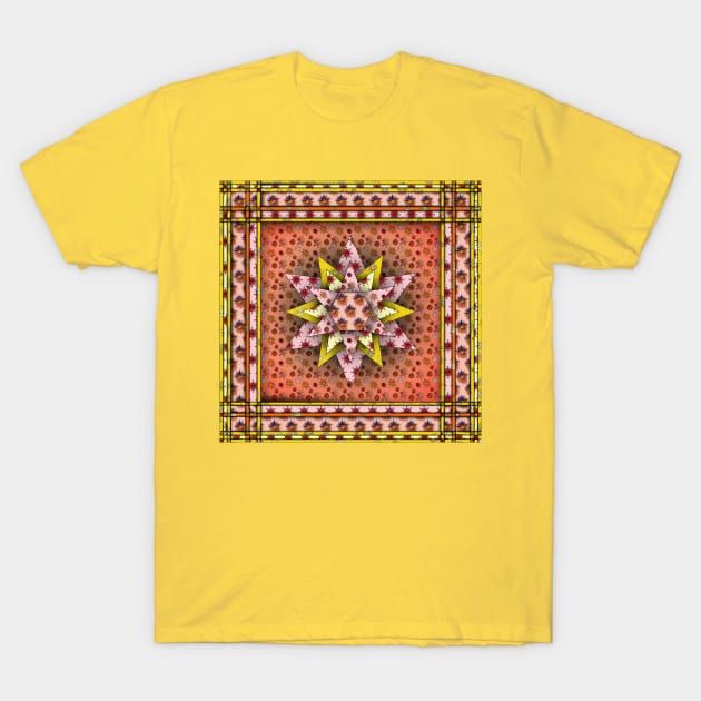 Sun Quilt T-Shirt by Zodiart